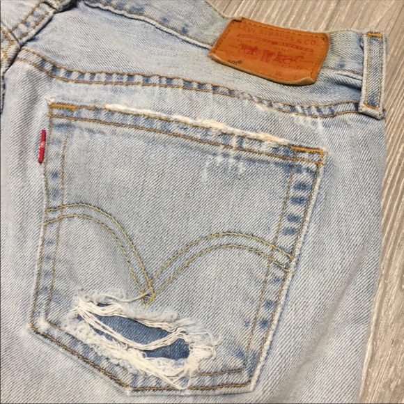 SOLD Vintage LEVIS 501 High Rise Button Fly Jeans - Picture 6 of 8